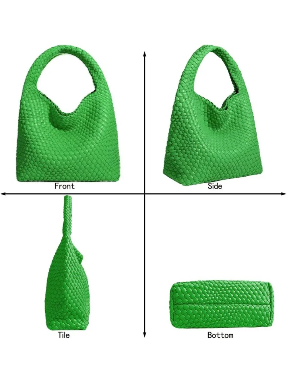 Stylish Woven Tote Bag for Women | Fashionable Hobo Handbag & Beach Purse